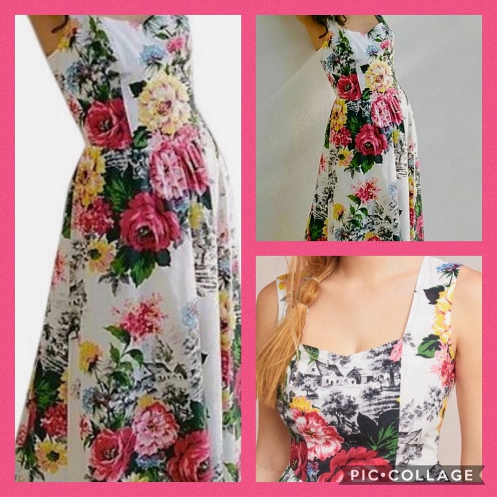 Anthropologie Amelia Flair Floral size 4